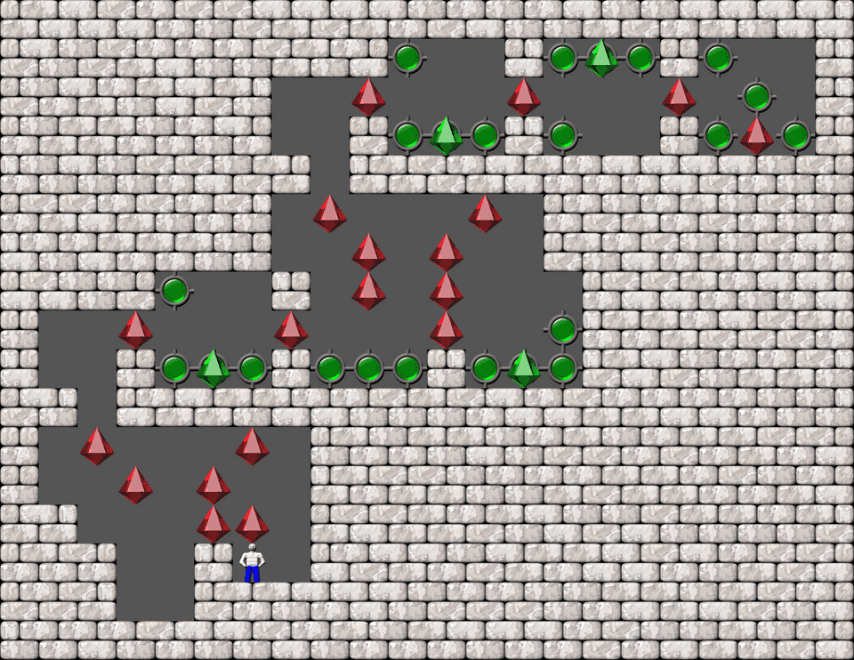 Сокобан More Bugs collections уровень 640